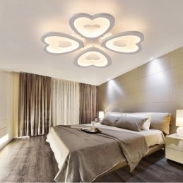 Lampada da soffitto integrata moderna e contemporanea a 4 luci