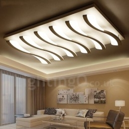 Lampada da soffitto integrata moderna e contemporanea a 6 luci