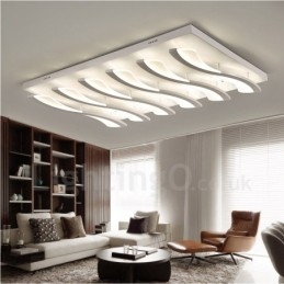 Lampada da soffitto integrata moderna e contemporanea a 6 luci