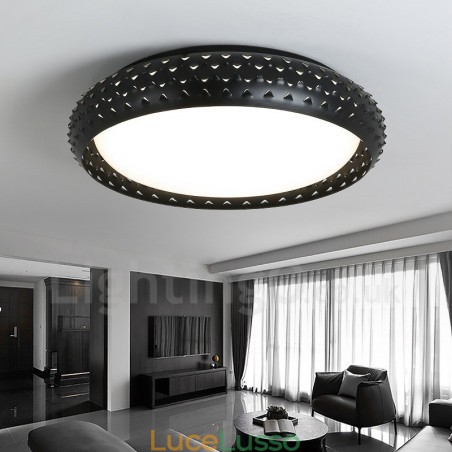 Lampada da soffitto moderna e contemporanea in metallo integrata Lampada da soffitto moderna e contemporanea in metallo integrata