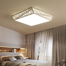 Lampada da soffitto moderna e contemporanea in metallo integrata