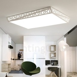 Lampada da soffitto moderna e contemporanea in metallo integrata