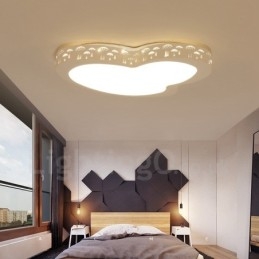 Lampada da soffitto moderna e contemporanea in metallo integrata