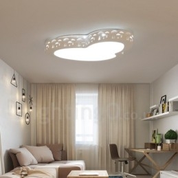 Lampada da soffitto moderna e contemporanea in metallo integrata