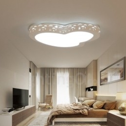 Lampada da soffitto moderna e contemporanea in metallo integrata