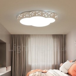 Lampada da soffitto moderna e contemporanea in metallo integrata