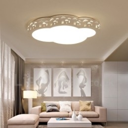 Lampada da soffitto moderna e contemporanea in metallo integrata