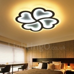 Lampada da soffitto moderna e contemporanea in metallo integrata