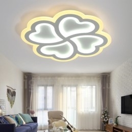 Lampada da soffitto moderna e contemporanea in metallo integrata
