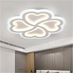 Lampada da soffitto moderna e contemporanea in metallo integrata