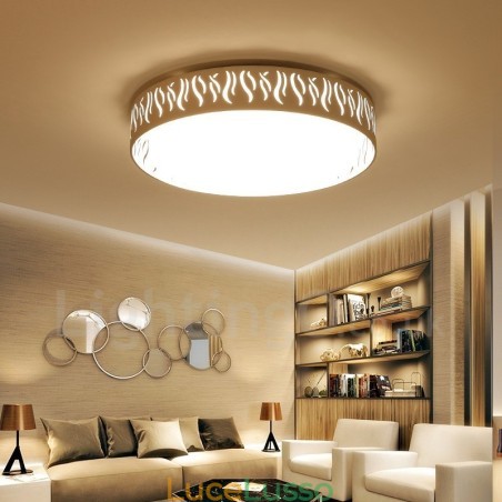 Lampada da soffitto moderna e contemporanea in metallo integrata Lampada da soffitto moderna e contemporanea in metallo integrata