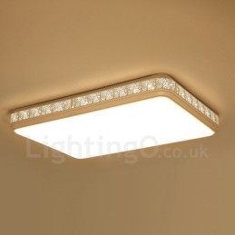 Lampada da soffitto moderna e contemporanea in metallo integrata
