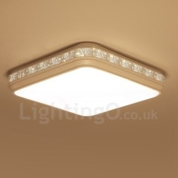 Lampada da soffitto moderna e contemporanea in metallo integrata