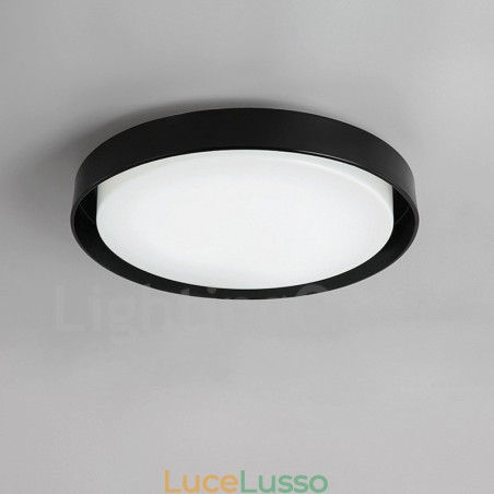 Lampada da soffitto moderna e contemporanea in metallo integrata Lampada da soffitto moderna e contemporanea in metallo integrata