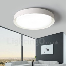 Lampada da soffitto moderna e contemporanea in metallo integrata