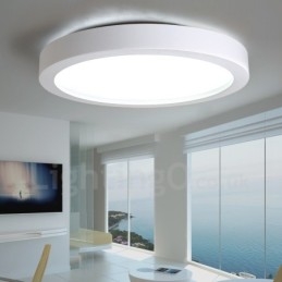Lampada da soffitto moderna e contemporanea in metallo integrata