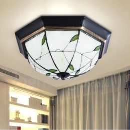 Lampada da soffitto moderna e contemporanea in metallo integrata