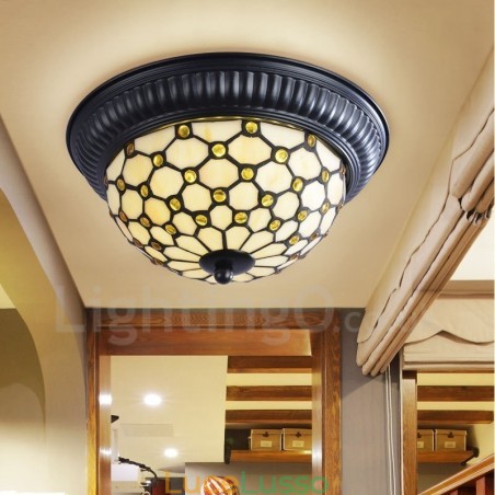 Lampada da soffitto integrata in stile mediterraneo Lampada da soffitto integrata in stile mediterraneo
