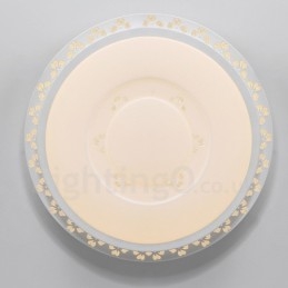 Lampada da soffitto moderna e contemporanea in metallo integrata