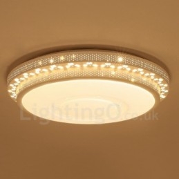 Lampada da soffitto moderna e contemporanea in metallo integrata