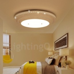 Lampada da soffitto moderna e contemporanea in metallo integrata