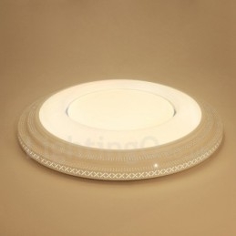 Lampada da soffitto moderna e contemporanea in metallo integrata