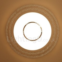 Lampada da soffitto moderna e contemporanea in metallo integrata