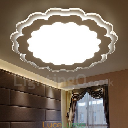 Lampada da soffitto moderna e contemporanea in metallo integrata Lampada da soffitto moderna e contemporanea in metallo integrata