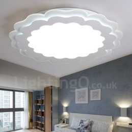 Lampada da soffitto moderna e contemporanea in metallo integrata