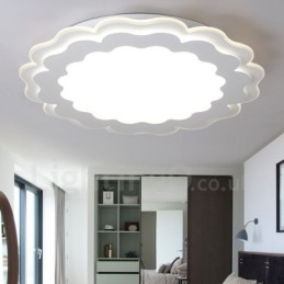 Lampada da soffitto moderna e contemporanea in metallo integrata