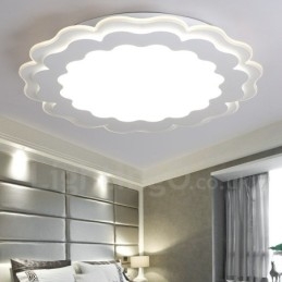 Lampada da soffitto moderna e contemporanea in metallo integrata
