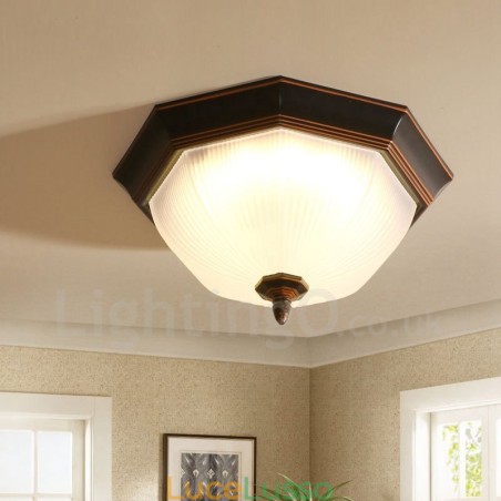 Lampada da soffitto integrata Rustic Lodge Lampada da soffitto integrata Rustic Lodge