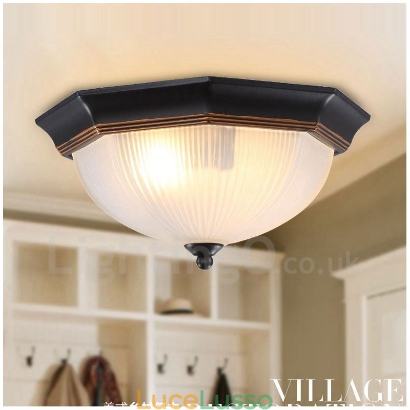 Lampada da soffitto integrata Rustic Lodge