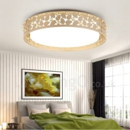 Lampada da soffitto moderna e contemporanea in metallo integrata