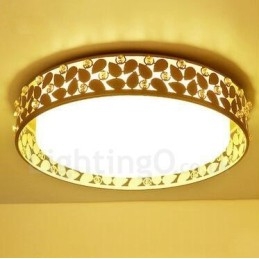 Lampada da soffitto moderna e contemporanea in metallo integrata