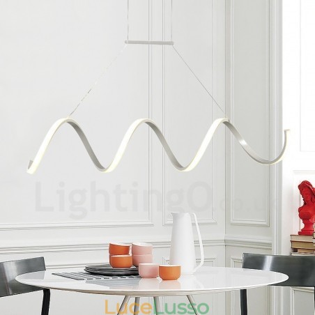Lampada a sospensione integrata moderna e contemporanea Lampada a sospensione integrata moderna e contemporanea