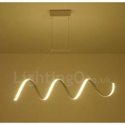 Lampada a sospensione integrata moderna e contemporanea
