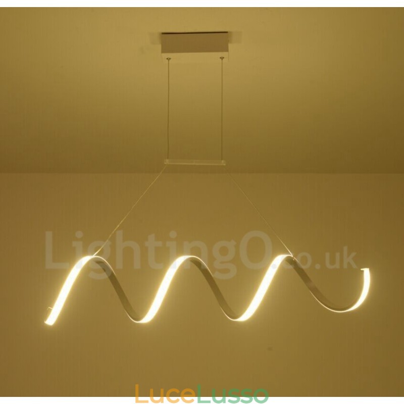 Lampada a sospensione integrata moderna e contemporanea