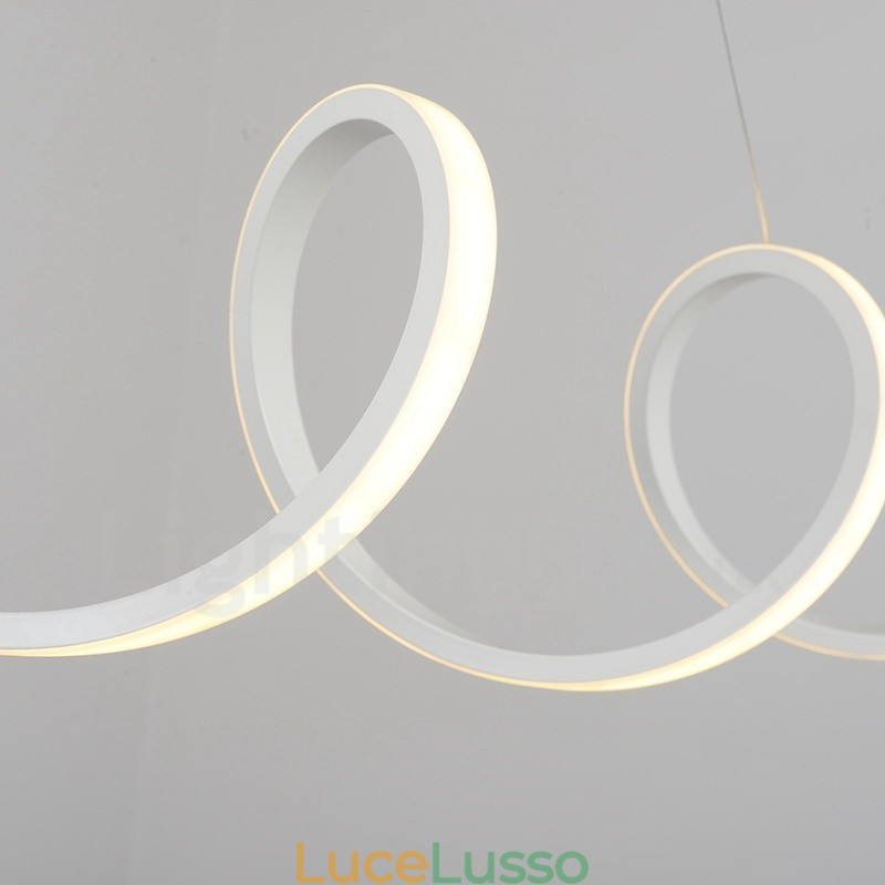 Lampada a sospensione integrata moderna e contemporanea