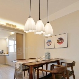Lampada a sospensione classica tradizionale in metallo integrata a 3 luci