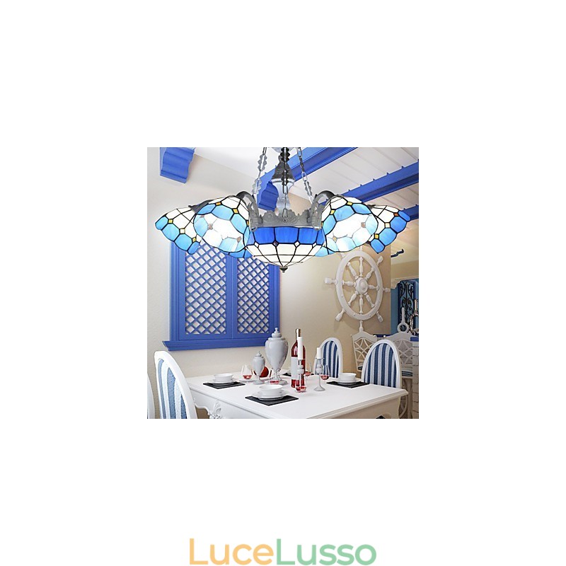 Il Mar Mediterraneo Rurale Seduta Creativa 6 + 1 Lampade Frontali E Lanterne