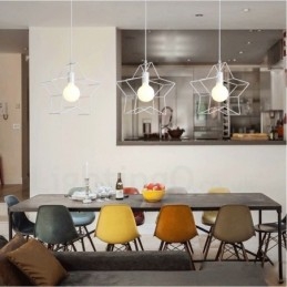 Lampada a sospensione moderna e contemporanea integrata a 3 luci
