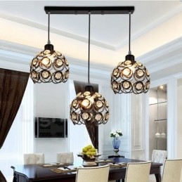 Lampada a sospensione integrata Rustic Lodge a 3 luci