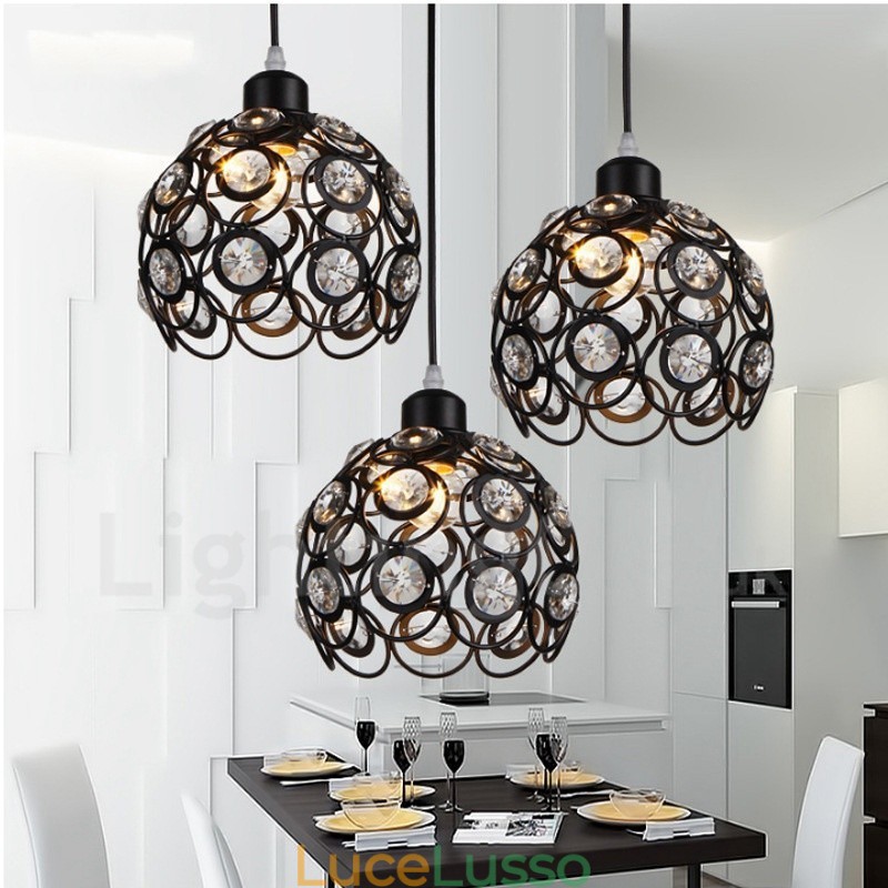Lampada a sospensione integrata Rustic Lodge a 3 luci