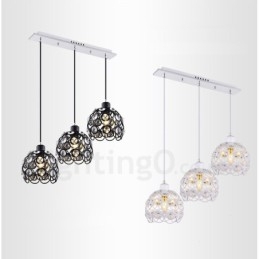 Lampada a sospensione integrata Rustic Lodge a 3 luci
