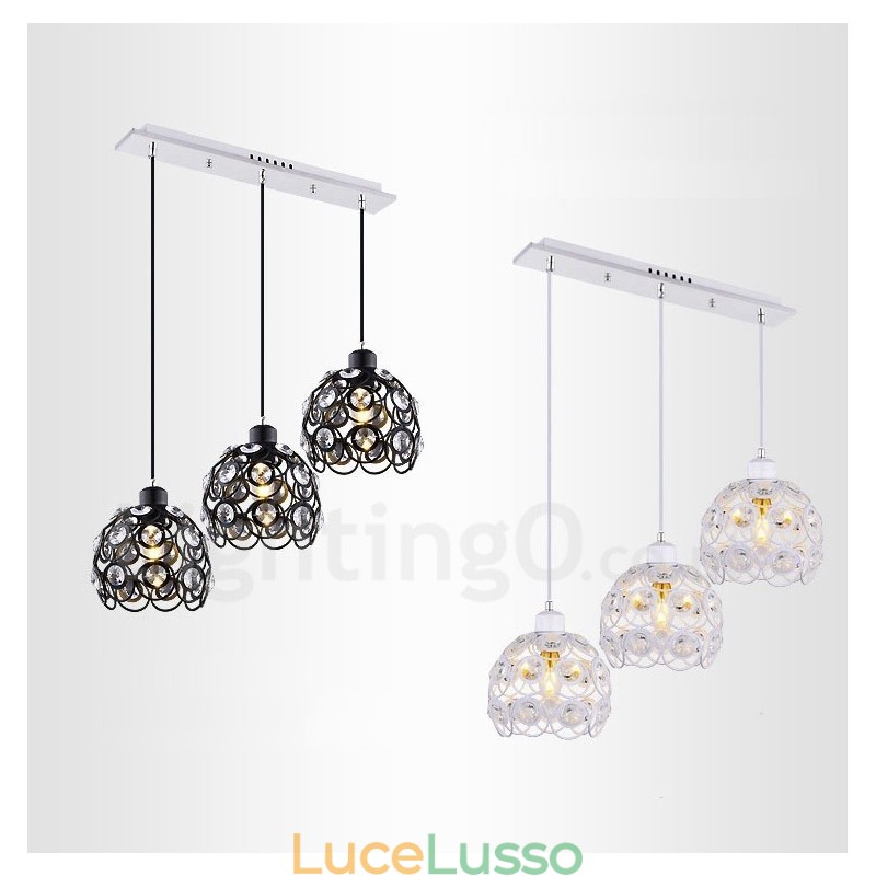 Lampada a sospensione integrata Rustic Lodge a 3 luci