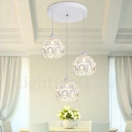 Lampada a sospensione integrata Rustic Lodge a 3 luci