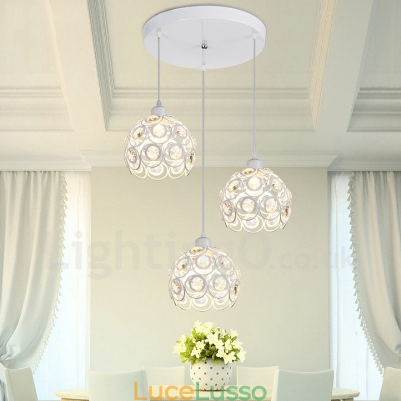 Lampada a sospensione integrata Rustic Lodge a 3 luci