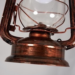 Lampada a sospensione in metallo in stile retrò rustico Lodge vintage