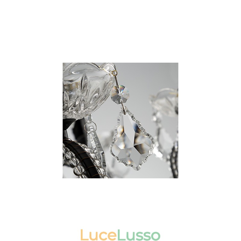 Lampadario di cristallo a 6 luci moderno contemporaneo tradizionale classico rustico lodge vintage retrò
